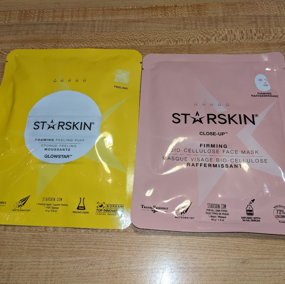 Pack of 2 Starskin face masks